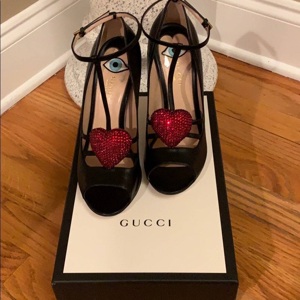 Gucci shoes from runway.